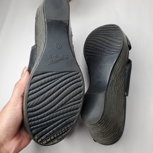 Danako Vanda black open toe bootie sandals - Picture 4 of 7